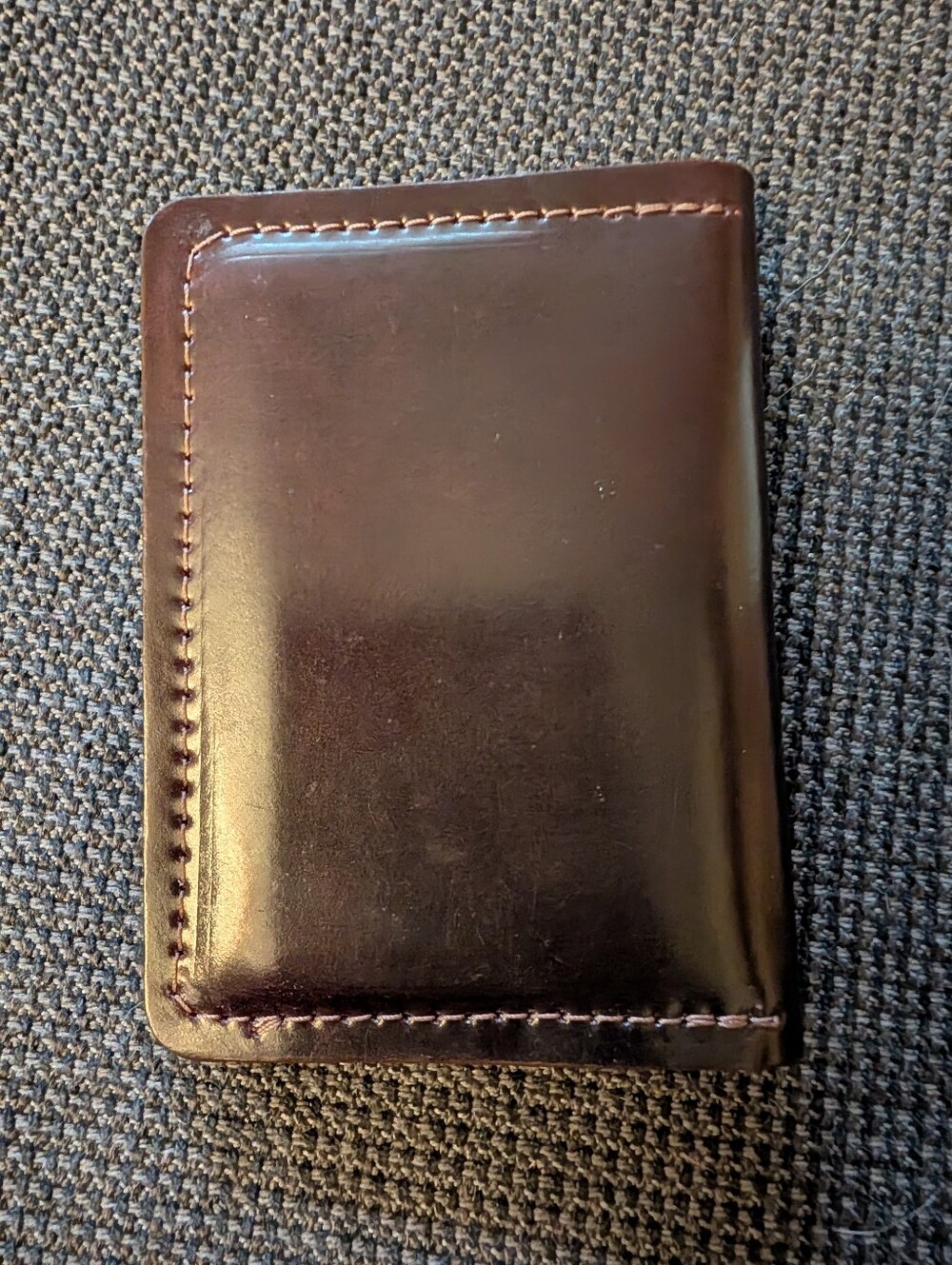 Hanks Men’s Leather Card Wallet - Brown - Picture 2 of 6